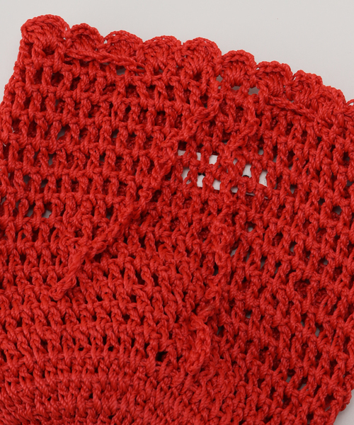 Casselini（キャセリーニ）の「【Casselini/キャセリーニ】 クロシェビーズバッグ（クラッチバッグ・レディース・アイボリー/レッド・FREE）」の16枚目の写真