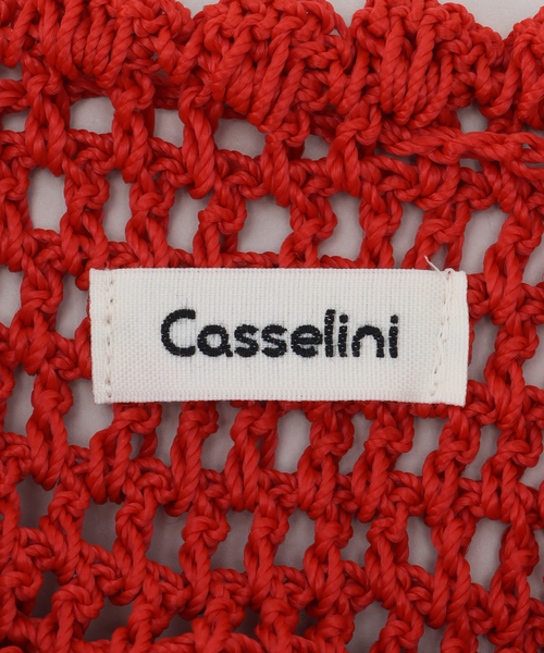 Casselini（キャセリーニ）の「【Casselini/キャセリーニ】 クロシェビーズバッグ（クラッチバッグ・レディース・アイボリー/レッド・FREE）」の17枚目の写真