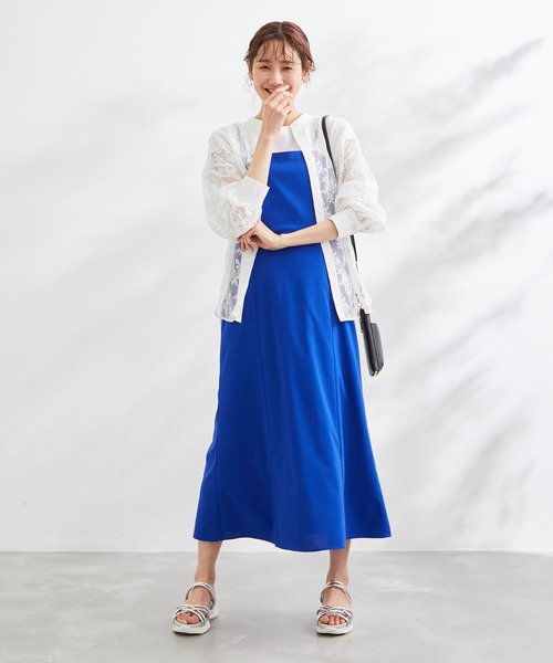 ROPE' PICNIC（ロペピクニック）の「洗える/リンクコーデ/レースライトシャツ（シャツ/ブラウス・レディース・ブラック/オフホワイト・38）」の15枚目の写真