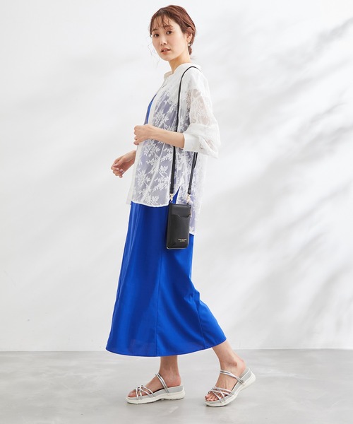 ROPE' PICNIC（ロペピクニック）の「洗える/リンクコーデ/レースライトシャツ（シャツ/ブラウス・レディース・ブラック/オフホワイト・38）」の20枚目の写真