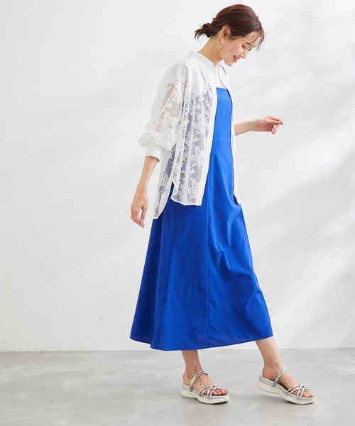 ROPE' PICNIC（ロペピクニック）の「洗える/リンクコーデ/レースライトシャツ（シャツ/ブラウス・レディース・ブラック/オフホワイト・38）」の18枚目の写真