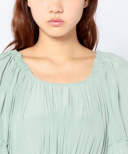 Another Edition（アナザーエディション）の「CRXデシンタックワンピース/CRX  デシン タック  OP（ワンピース・レディース・ベージュ/ライトブルー・フリー）」の12枚目の写真