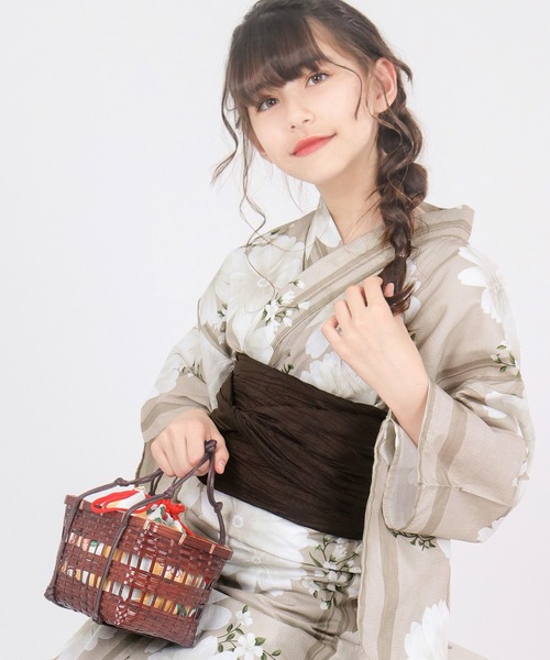 KYOETSU（キョウエツ）の「簡単着付け セパレート 浴衣 女の子 3点セット( セパレート浴衣 + 帯 + 下駄 )（浴衣・キッズ・ブルー系その他2/イエロー系その他2/ブルー系その他/パープル系その他/イエロー系その他/レッド系その他/ブラック系その他/ホワイト/その他1/その他2/その他3/その他5/その他8/その他6/その他4/その他7/その他14/その他15/その他12/その他13/その他17/その他18/その他19/その他16/その他20/その他11/その他10/その他9・140/150/130）」の16枚目の写真