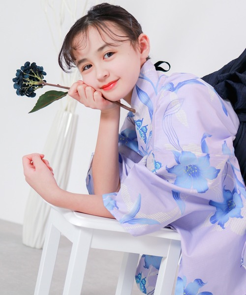 白黒花柄 セパレート浴衣 キョウエツ 白黒花柄 セパレート浴衣 キョウエツ - メルカリ