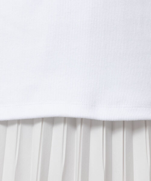 NOLLEY’S（ノーリーズ）の「リブタンクトップ（タンクトップ・レディース・キャメル/ネイビー/オフホワイト/ブラック・38）」の12枚目の写真