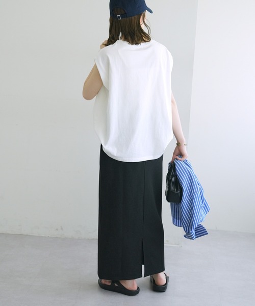 DISCOAT(ディスコート)の「【S~XLサイズ展開】ワッフルナロースカート《WEB限定》(スカート・レディース・アイボリー/ブラック/ブルー/オレンジ系その他2/ブラウン/グレイッシュベージュ/オレンジ・SMALL/MEDIUM/LARGE/X-LARGE)」の20枚目の写真