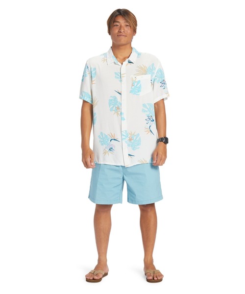 Quiksilver(クイックシルバー)の「THE FLORAL SS/クイックシルバー半袖総柄シャツ(シャツ/ブラウス・メンズ・ブラック/ホワイト/イエロー・MEDIUM/LARGE/X-LARGE/SMALL)」の9枚目の写真