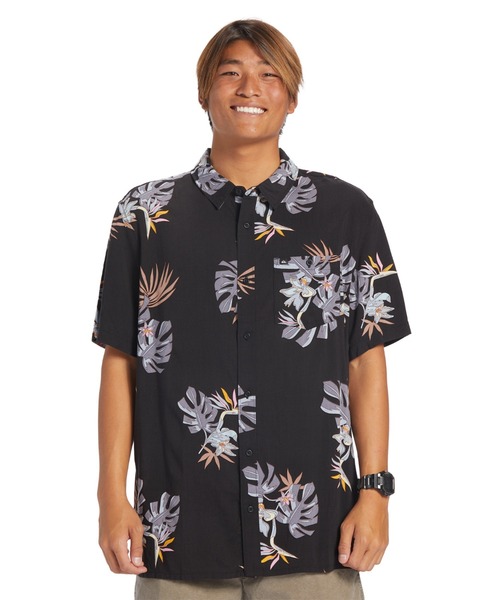 Quiksilver(クイックシルバー)の「THE FLORAL SS/クイックシルバー半袖総柄シャツ(シャツ/ブラウス・メンズ・ブラック/ホワイト/イエロー・MEDIUM/LARGE/X-LARGE/SMALL)」の14枚目の写真