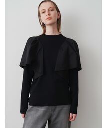 ELENDEEK | SHOULDER RUFFLE KT(ニット/セーター)