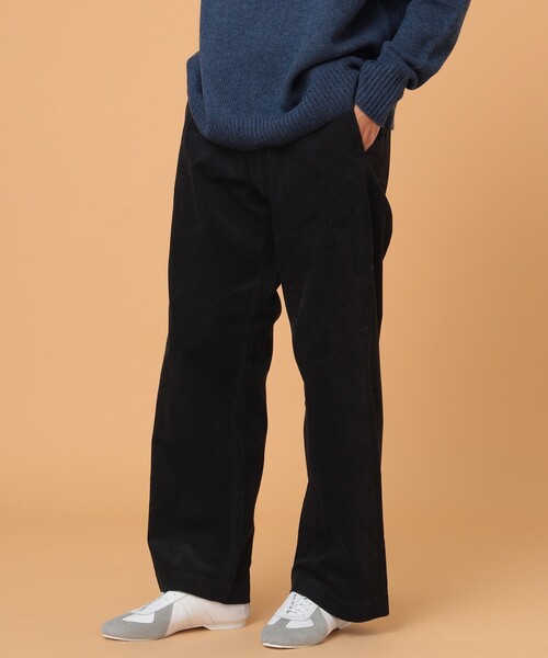 BEAMS LIGHTS（ビームスライツ）の「BEAMS LIGHTS / コーデュロイ トラウザー（スラックス・メンズ・ブラック/ライトブラウン・SMALL/MEDIUM/LARGE）」の4枚目の写真