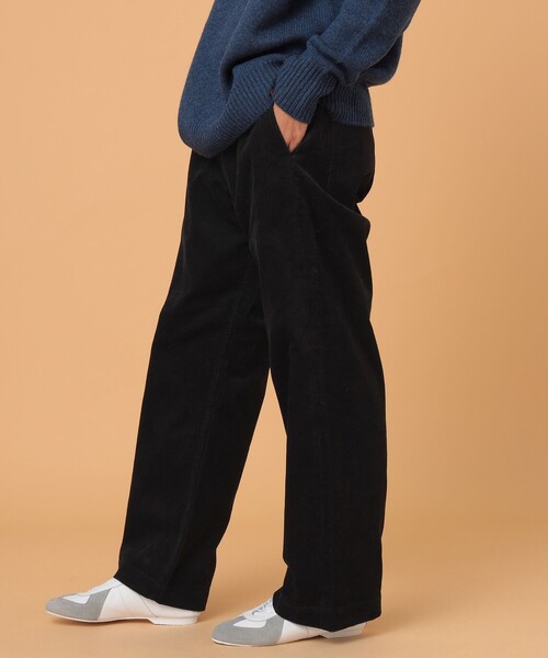 BEAMS LIGHTS（ビームスライツ）の「BEAMS LIGHTS / コーデュロイ トラウザー（スラックス・メンズ・ブラック/ライトブラウン・SMALL/MEDIUM/LARGE）」の5枚目の写真