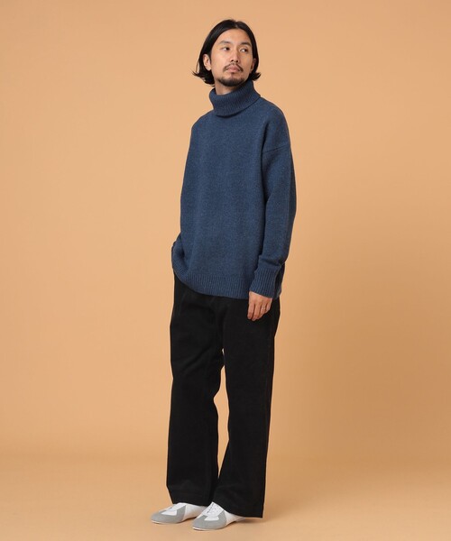 BEAMS LIGHTS（ビームスライツ）の「BEAMS LIGHTS / コーデュロイ トラウザー（スラックス・メンズ・ブラック/ライトブラウン・SMALL/MEDIUM/LARGE）」の7枚目の写真