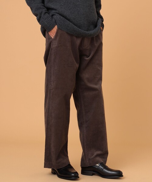 BEAMS LIGHTS（ビームスライツ）の「BEAMS LIGHTS / コーデュロイ トラウザー（スラックス・メンズ・ブラック/ライトブラウン・SMALL/MEDIUM/LARGE）」の17枚目の写真