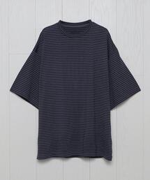 <koti BEAUTY&YOUTH>ウール ピン ボーダー クルーネック Tシャツ