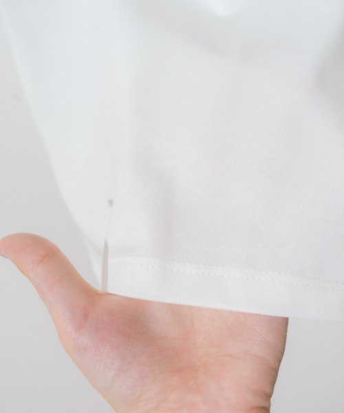 flower（フラワー）の「ベーシックノースリーブトップ（Tシャツ/カットソー・レディース・グレー/ホワイト・FREE）」の7枚目の写真