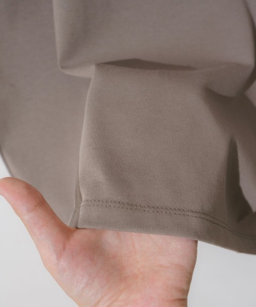 flower（フラワー）の「ベーシックノースリーブトップ（Tシャツ/カットソー・レディース・グレー/ホワイト・FREE）」の9枚目の写真