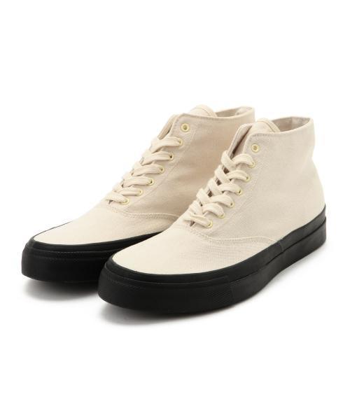 ANATOMICA(アナトミカ)の「WAKOUWA / CANVAS DECK SHOES Hi(モカシン/デッキシューズ・メンズ・ナチュラル/ネイビー・27.0cm/25.5cm/26.5cm/26.0cm)」の3枚目の写真