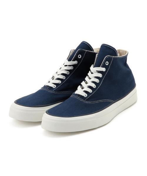 ANATOMICA(アナトミカ)の「WAKOUWA / CANVAS DECK SHOES Hi(モカシン/デッキシューズ・メンズ・ナチュラル/ネイビー・27.0cm/25.5cm/26.5cm/26.0cm)」の4枚目の写真