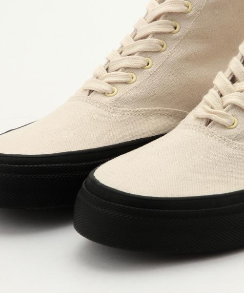 ANATOMICA(アナトミカ)の「WAKOUWA / CANVAS DECK SHOES Hi(モカシン/デッキシューズ・メンズ・ナチュラル/ネイビー・27.0cm/25.5cm/26.5cm/26.0cm)」の5枚目の写真