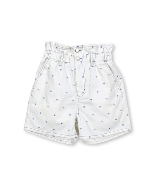 ZIDDY（ジディ）の「ZIDDY/ハート刺繍ショートパンツ(130~160cm)（その他パンツ・キッズ・ブラック系その他/ホワイト系その他・130cm/140cm/150cm/160cm）」の8枚目の写真