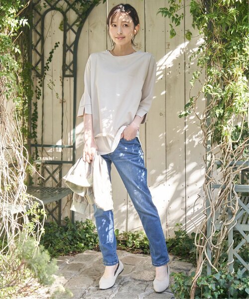 ikka（イッカ）の「洗えるニットペタンコパンプス（パンプス・レディース・ブラック/ベージュ/ブラウン/ライトグレー/グリーン/その他1・M/L）」の12枚目の写真