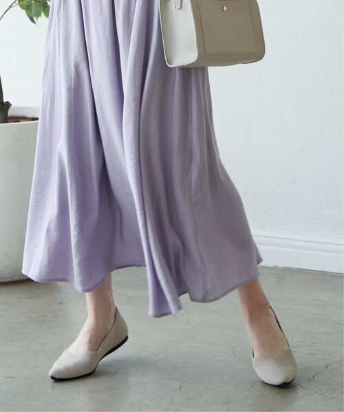 ikka（イッカ）の「洗えるニットペタンコパンプス（パンプス・レディース・ブラック/ベージュ/ブラウン/ライトグレー/グリーン/その他1・M/L）」の16枚目の写真