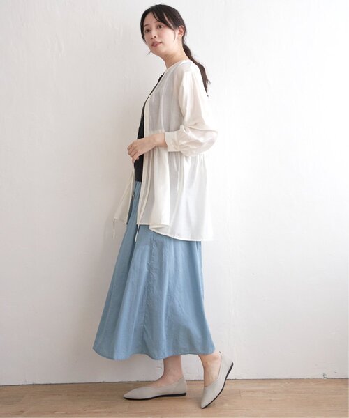 ikka（イッカ）の「洗えるニットペタンコパンプス（パンプス・レディース・ブラック/ベージュ/ブラウン/ライトグレー/グリーン/その他1・M/L）」の20枚目の写真