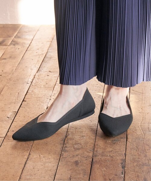 ikka（イッカ）の「洗えるニットペタンコパンプス（パンプス・レディース・ブラック/ベージュ/ブラウン/ライトグレー/グリーン/その他1・M/L）」の22枚目の写真