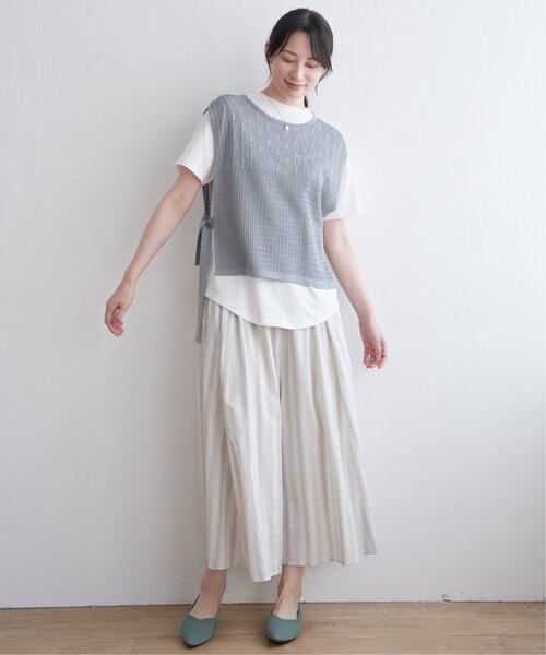 ikka（イッカ）の「【洗える】ニットペタンコパンプス（パンプス・レディース・ブラック/ベージュ/ブラウン/ライトグレー/グリーン/その他1・M/L）」の13枚目の写真