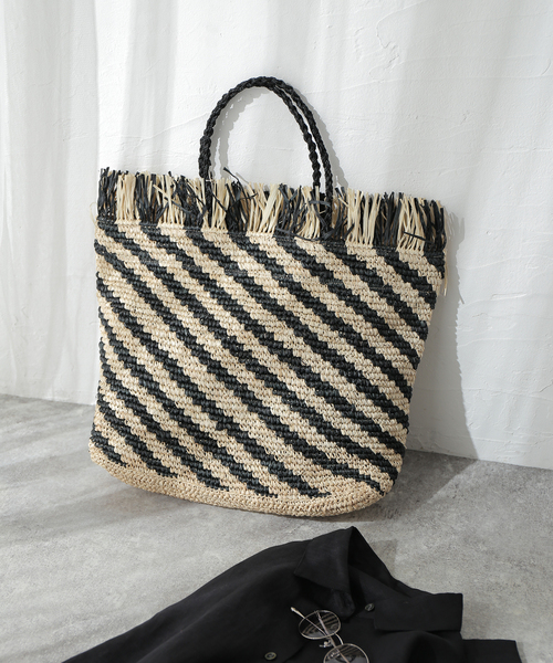 【BAGMATI/バグマティ】アニマルモチーフラフィアバッグ JOURNAL STANDARD（ジャーナルスタンダード）の「【BAGMATI