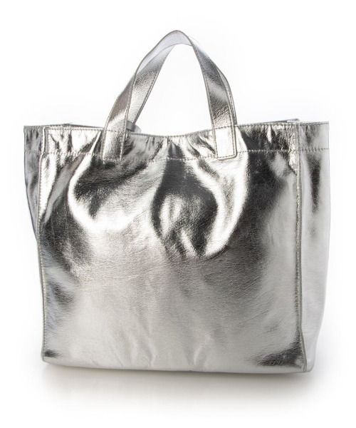 cache cache(カシュ カシュ)の「カシュカシュ cachecache / ソフトメタリックショッパートート(トートバッグ・レディース・シルバー/シルバー系その他/ゴールド・FREE)」の12枚目の写真