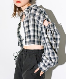 OLIVE des OLIVE | 肩リボンシャツ+キャミセット　1032040030(シャツ/ブラウス)