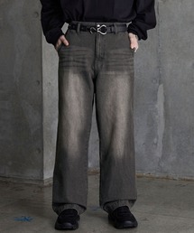 SERACE（セラス）の「【SERACE】Loose silhouette vintage denim wide pants / ルーズシルエットヴィンテージデニムワイドパンツ（デニムパンツ）」
