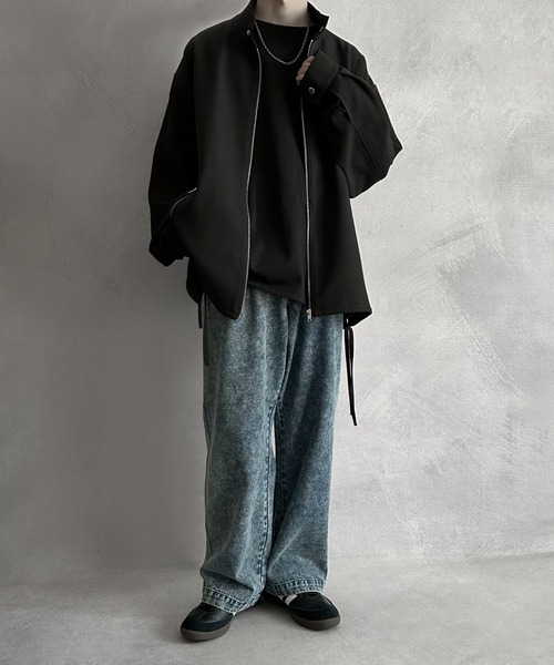 SERACE（セラス）の「【SERACE】Loose silhouette vintage denim wide pants / ルーズシルエットヴィンテージデニムワイドパンツ（デニムパンツ・メンズ・サックスブルー/ブラック/ブルー系/ホワイト/ブラック系/インディゴブルー/ライトグレー/ブラウン・M/L/S）」の21枚目の写真