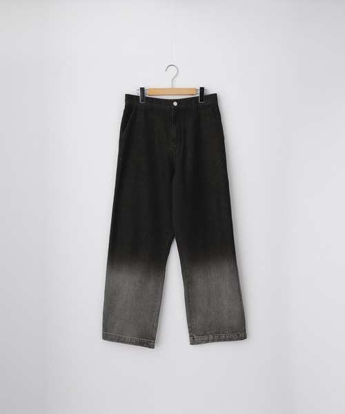 SERACE(セラス)の「【SERACE】Loose silhouette vintage denim wide pants / ルーズシルエットヴィンテージデニムワイドパンツ(デニムパンツ・メンズ・サックスブルー/ブラック/ブルー系/ホワイト/ブラック系/インディゴブルー/ライトグレー/ブラウン/グレー/ライトインディゴブルー・M/L/S)」の14枚目の写真