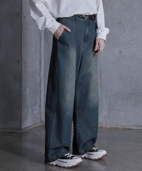 SENEE loose vintage denim Sサイズ ブルー s-l1200.jpg