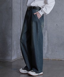 SERACE（セラス）の「【SERACE】Loose silhouette vintage denim wide pants / ルーズシルエットヴィンテージデニムワイドパンツ（デニムパンツ）」