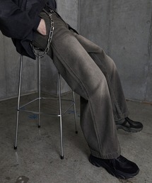 SERACE（セラス）の「【SERACE】Loose silhouette vintage denim wide pants / ルーズシルエットヴィンテージデニムワイドパンツ（デニムパンツ）」