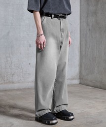 SERACE（セラス）の「【SERACE】Loose silhouette vintage denim wide pants / ルーズシルエットヴィンテージデニムワイドパンツ（デニムパンツ）」