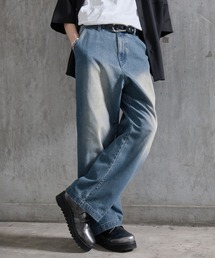 SERACE（セラス）の「【SERACE】Loose silhouette vintage denim wide pants / ルーズシルエットヴィンテージデニムワイドパンツ（デニムパンツ）」