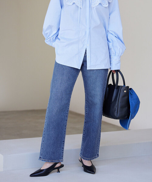 Le Denim ストレートレッグデニム 34