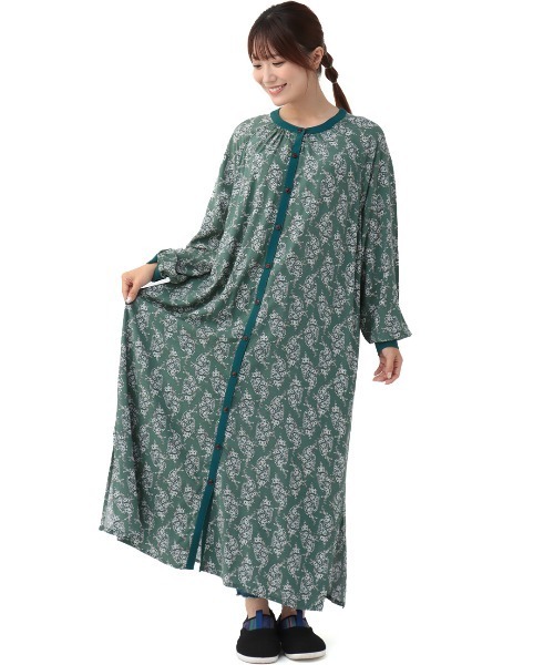 チチカカ（チチカカ）の「ペイズリープリントワンピース（ワンピース・レディース・ブルー/グリーン/ネイビー・FREE）」の9枚目の写真