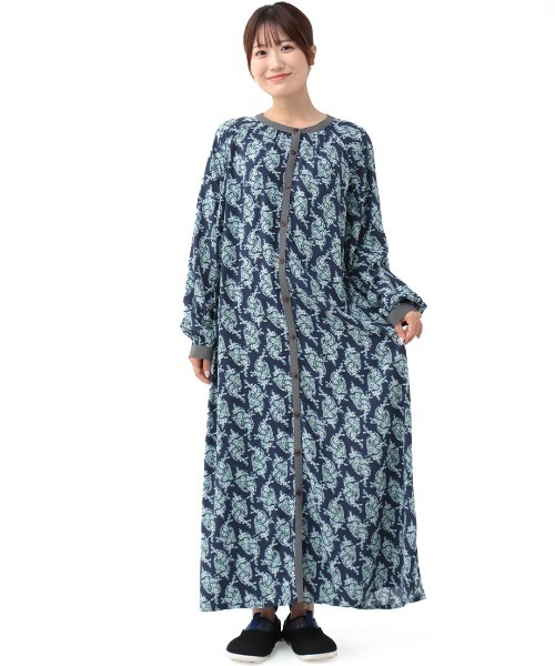 チチカカ（チチカカ）の「ペイズリープリントワンピース（ワンピース・レディース・ブルー/グリーン/ネイビー・FREE）」の10枚目の写真