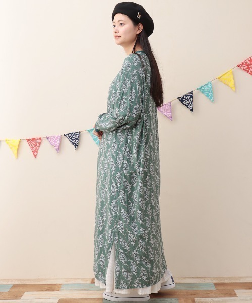 チチカカ（チチカカ）の「ペイズリープリントワンピース（ワンピース・レディース・ブルー/グリーン/ネイビー・FREE）」の4枚目の写真