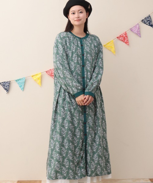 【セール】ペイズリープリントワンピース（ワンピース）｜チチカカ（チチカカ）