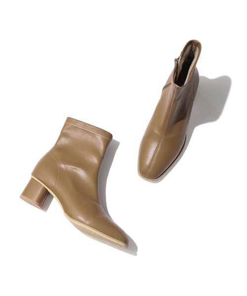 ROPE' PICNIC（ロペピクニック）の「【CM着用商品】ソフトストレッチブーツ（ブーツ・レディース・キナリ/ブラック/ブラウン・22.5cm/23.0cm/23.5cm/24.0cm/24.5cm/25.0cm）」の15枚目の写真