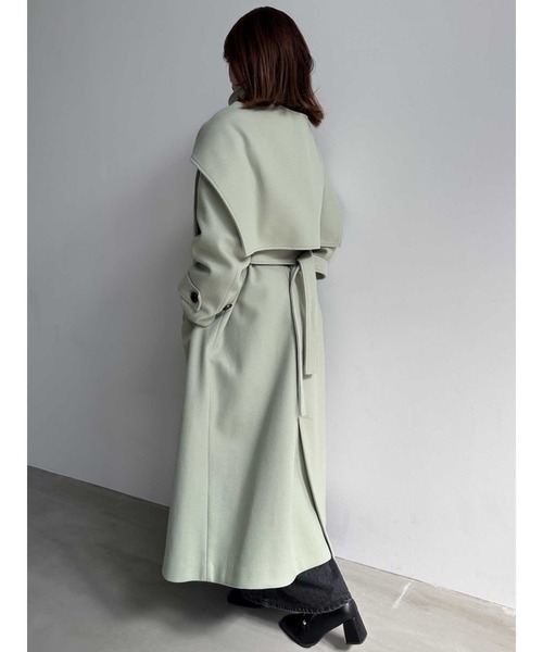 dazzlin（ダズリン）の「ケープオーバーシルエットコート（その他アウター・レディース・ブラック/ピンク/イエロー/アイボリー/グリーン・FREE）」の7枚目の写真