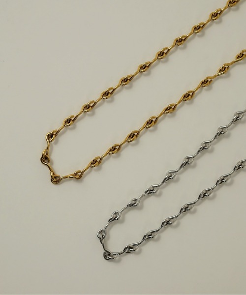 ORLEAN（オルレアン）の「金属アレルギー対応 個性派デザインチェーンネックレス サージカルステンレス（ネックレス・レディース・ゴールド/シルバー・フリー）」の15枚目の写真