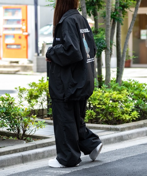 Red Cap Girl（レッドキャプガール）の「【a-r】〔Red Cap Girl/レッドキャップガール〕ナイロン ワンポイント オーバーカーゴパンツ（カーゴパンツ・メンズ・ブラック/ベージュ/カーキ/ブラック系1/ベージュ系1・MEDIUM/LARGE/X-LARGE）」の7枚目の写真