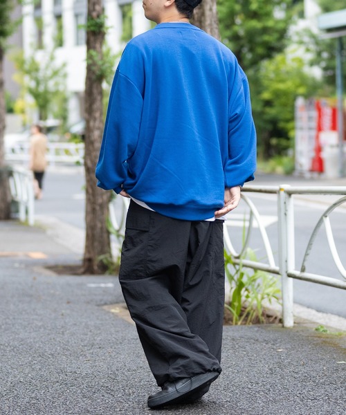 Red Cap Girl（レッドキャプガール）の「【a-r】〔Red Cap Girl/レッドキャップガール〕ナイロン ワンポイント オーバーカーゴパンツ（カーゴパンツ・メンズ・ブラック/ベージュ/カーキ/ブラック系1/ベージュ系1・MEDIUM/LARGE/X-LARGE）」の14枚目の写真